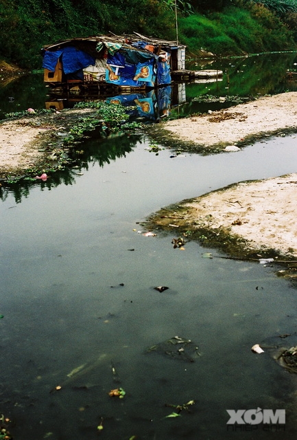 Sông Hồng mùa cạn nước